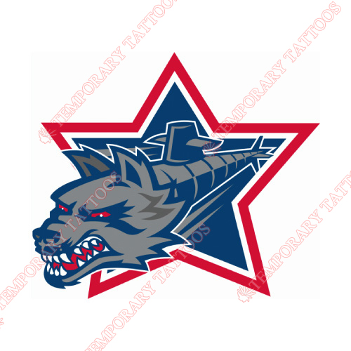 Hartford Wolf Pack Customize Temporary Tattoos Stickers NO.9034